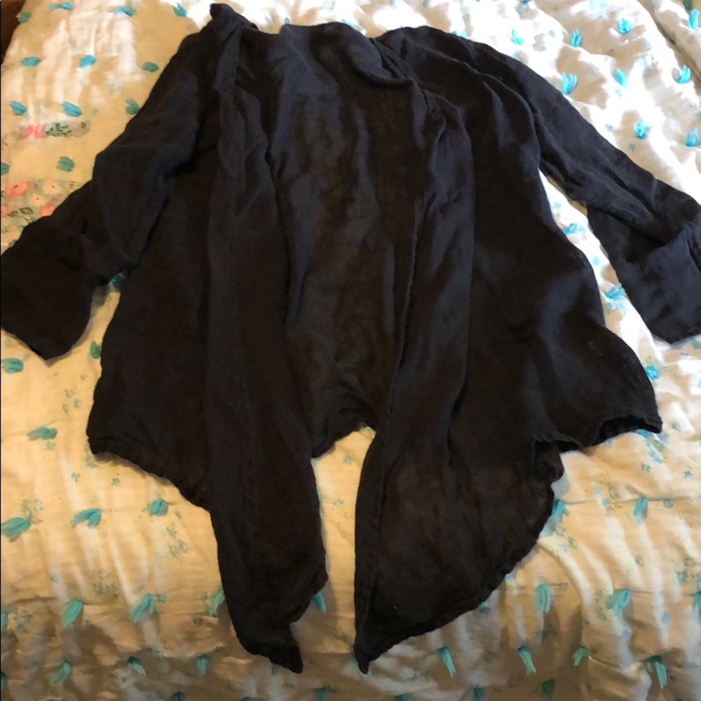 Flax linen wrap / shawl / jacket